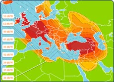 Turksat 1C Ku-band West Spot Beam